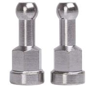 M-WAVE Unisex - Adultos BN Sistema de fijación para Remolque de Bicicleta >Single 40< para Nexus 8 velocidades, Color Plateado