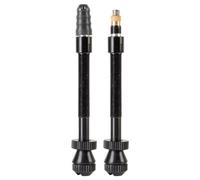 M-WAVE Válvula Tubeless para bicicleta, aluminio, alto flujo, altura de llanta 29-50 mm, alto flujo de M-WAVE