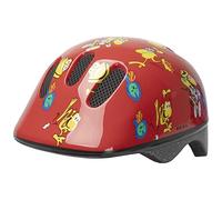 M-Wave, Ventura Frogs, Casco de ciclismo para niños, rojo, 46, 52 cm