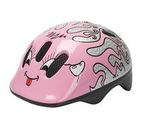 M-Wave, Ventura Kids Curly, Casco Infantil, tamaño 50-57 cm, Color Rosa