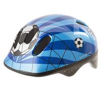 M-Wave, Ventura Soccer, Casco de Ciclismo para niños, Color Azul, 52-57 cm