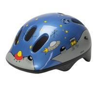 M-Wave, Ventura Space, Casco de Ciclismo para niños, Color Azul, 52-57 cm
