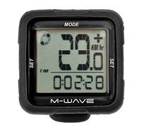 M-Wave XIV Silicon Velocímetro sin Cable, Unisex Adulto, Negro, Única