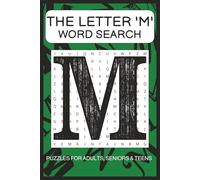 'M' Word Search Puzzle Book: Word Searches with Easy to Read Print about words starting with the Letter 'M' | 6x9 Inches, 110 pages | 50+ Puzzles ... Gift for Vacations, Holidays and Free Times