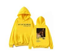 (M,yellow)Ariana Grande We Can't Be Friends Hoodie Man Woman Harajuku Hip Hop Trendy Pullover Tops Sweatshirt Bruce Springsteen Fans Gift