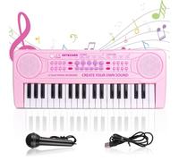 m zimoon Piano Infantil Teclado Musical 37 Teclas con Micrófono
