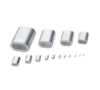 M0.5 M1.0 .2 M2 M3-M12 carcasa de aluminio, virola for cable, bridas for cables, manga prensado, abrazadera Clip ovalada(M2.5-200PCS)