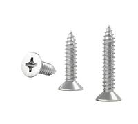 M1.4 M1.7 M2 M2.3 M2.6 M3 M4 M5 M6 Tornillos de rosca de cabeza plana avellanada con ranura en cruz de acero inoxidable 304 Tornillos for madera(4mm)