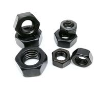 M1.6 M2 M2.5 M3 M3.5 M4 M5 M6 M8 M10 M12 DIN934 Black Color 304 A2-70 Stainless Steel Nut Hexagon Thread 5/10/20-200Pcs(200pcs M5)
