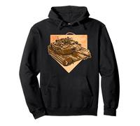 M1 Abrams Battle Tank Estados Unidos America Militar Estadounidense Sudadera con Capucha