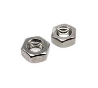 M1 M1.2 M1.4 M1.6 M2 M2.5 M3 M3.5 M4 M5 M6 M8 M10 M12 M16 M20 M24 DIN934 304 Tuerca hexagonal de acero inoxidable(5pcs M10)