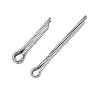 M1 M1.2 M1.5 M2 M2.5 - M10 304 A2 Acero inoxidable forma de U tipo pasador de resorte pasadores abrazadera dividida elástica abierta(M6-2pcs,99mm)
