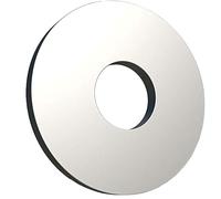 M10 Arandela Plana Grande 5 PcsDe Acero Aleado Chapado Zincado Arandela De Bloqueo, Juego De Anillo De Sellado Plano Para Tornillos Sujetadores Arandelas ISO7093 DIN 783 (10mm x 30mm)