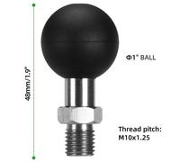 (M10) Base de montaje con abrazadera para manillar FANAUE, soporte para teléfono móvil, soporte para