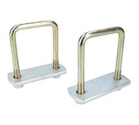 M10 de 60mm x 90mm de perno en U N-Tornillo 1 PAR CON PLACAS Y TUERCAS DE ALTA RESISTENCIA09/10 UBR