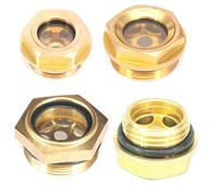 M10/M12/M14/M16/M20/M22/M24/M27/M30 1/4" 3/8" 1/2" 3/4" 1quot; Visor de nivel de aceite de latón BSP, ventana de vidrio, compresor hexagonal, caja de cambios-M27x1.5