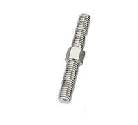 M10 Rosca izquierda y derecha Rosca de doble extremo Varilla Rosca positiva y negativa Pernos de barra Tornillo Tornillo Acero inoxidable 304 (Color : M10x70mm-1pcs)