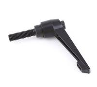 M10 Rosca macho Palanca de sujeción ajustable Mango Llave hexagonal Construcción de aleación resistente para máquinas herramienta Planta Recubrimiento en polvo A prueba de óxido (M10*25)