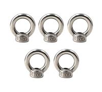 M10 Tuerca de acero inoxidable 304 Tuerca de anilla de elevación (paquete de 5)