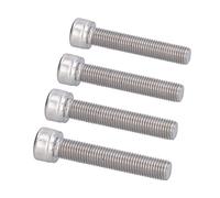 M10X1 25 Schraube M10 1,25 4 Uds Tornillo Hexagonal Tornillo de Cabeza Hueca Acero Inoxidable A2 1,25 Mm Hardware de Sujeción de Paso Fino (M10*55)