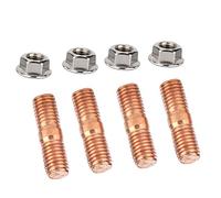M10x1.50 Roscado T3 T4 T6 Turbo Tornillo y tuercas Kit de espárrago turbo de alta resistencia Tuercas de brida Juego de 4