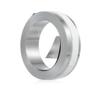 M11 Compatible de 12 Mmx44.8m Rollo de Cinta Adhesiva de Aluminio, Ideal para Herramientas, Equipos, Estanterías Industriales, Agujeros para Colgar en Superficies (钢质不可粘色带 12