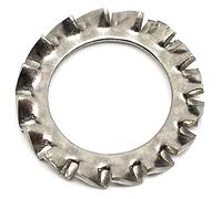 M12 - Arandelas dentadas externas de acero inoxidable DIN 6798A (20 unidades)