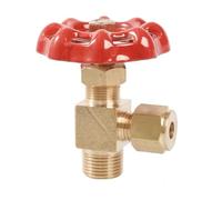 M12-M22 1/8" 1/4" 3/8" 1/2" BSP macho x 6 8 10 12 mm Tubo de unión de compresión Codo recto de latón Válvula de aguja Controlador de flujo(90 Degree Elbow 1l4 BSPx6mm)