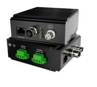 M12 + RJ-45 PoE Ethernet Booster LAN Extender | PoE Powered Master o 48V DC Opción | Coaxial/2 cables Uplink hasta 500 m PoE o 800 m de datos | Montaje en riel DIN | Estrella/Daisy-Chain/Punto a Punto