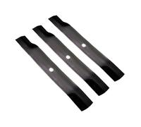 M128485 - 3 cuchillas de cortacésped TCU15881 compatibles con John Deere Tractor 2520 2210 3033R 3038R 3039R 3045R 3046R 120 140 300 312 314 316 317 317 314 8 322 330 332 425 445 455 60D 54D 60D