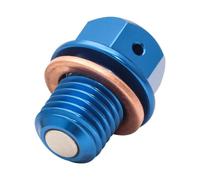 M12X1 5 Perno de Drenaje magnético Compatible con RM125 RM250 RMZ250 RMZ250 DRZ70 DRZ100 DRZ250 DRZ400S DRZ400M DRZ400SM Aceite de Motor de Motocicleta(Red)