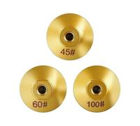 M14 Diamond Brazed Flat Grinding Head Polishing Stone Granite Quartz Glass Counter top Trimming Angle Grinder Abrasive Pad Grit 45 60 100(M14-45-60-100Grit)