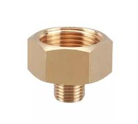 M14 M16 M20 M22 M24 M27 1/4" 1/2" 3/4" Adaptador de conexión de tubería de latón con rosca hembra a macho BSP