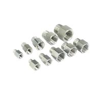 M14 M20 1/8" 1/4" 3/8" 1/2" 3/4" 304 Stainless Steel Hex Pipe Fitting Pressure Gauge Connector(Type 13)