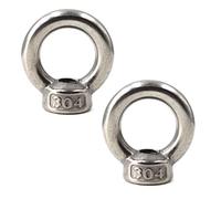 M14 Tuerca de acero inoxidable 304 Tuerca de anilla de elevación (paquete de 2)