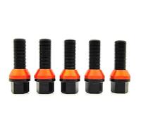 M14x1.5/M14x1.25 10 unids/set tornillos de rueda de coche tornillos tuercas universales tornillos de perno 12,9 perno de tornillo de neumático de cubo de rueda Juego Pernos Rueda(Length 50mm,M14x1.25)