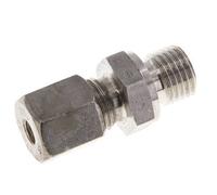 M14x1,5 Macho x 6S Racor de compresión recto de acero inoxidable 630 Bar DIN 2353
