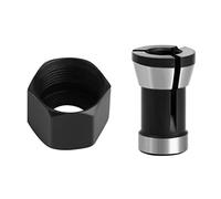M15 - Tuerca de portabrocas para máquina de grabado de 6/6,35/8 mm, mango de conversión de tuerca de tornillo conveniente para carpintería, accesorios de fresado de 6 mm/6,35 mm/8 mm, tuerca de
