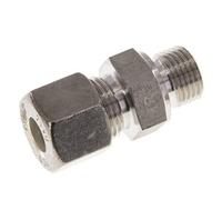 M16x1,5 Macho x 10S Racor de compresión recto de acero inoxidable 630 Bar DIN 2353