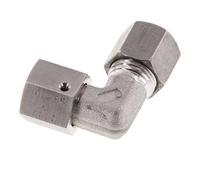 M16x1,5 x 8S Acero inoxidable Codo ajustable de 90 grados con cono de cierre y junta tórica 630 Bar DIN 2353