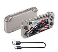 M17 Retro Consola De Juegos Portátil con Más De 20000 Juegos, Consolas De Videojuegos De Pantalla IPS De 4,3 Pulgadas, Consola De Juegos De Código Abierto Linux System Retro-M17||128G