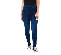 M17 Women Ladies Denim Jeans Jeggings Sculpt Pull on Skinny Fit Casual Cotton Trousers Pants with Pockets, Blue M17-Pantalones de Mezclilla para Mujer con Bolsillos (24, Azul), 52