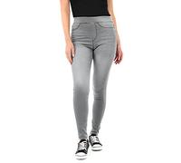M17 Women Ladies Denim Jeans Jeggings Skinny Fit Classic Casual Trousers Pants with Pockets, Mid Grey, 22 para Mujer