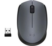 Logitech M170 Grey-K ratón Oficina Ambidextro RF inalámbrico Óptico 1000 DPI