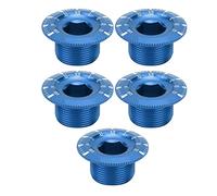 M18 aleación de aluminio bicicleta de carretera de montaña hueco integrado bielas tornillo de manivela BB soporte inferior (Azul)