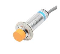 M18 Sensor de proximidad inductivo detección de interruptor PNP NPN NO/NC DC 6V-36V rango de detección 5mm 8mm(Brown)