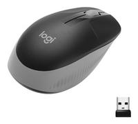 Logitech Ratón Inalámbrico M190, Diseño Curvo Ambidiestro, Batería 18 Meses con Modo Ahorro, Receptor USB, Cursor y Desplazamiento Preciso, Rueda de Desplazamiento Amplio, Color Gris