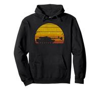M1A1 Abrams - Tanque Sunrise Vintage Sudadera con Capucha