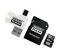 M1A4-0640R12 Tarjeta de memoria SD XC Micro 64GB Lectura: 100MB/s GOODRAM