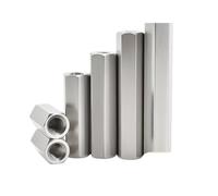 M2 .5 M3 M4 304 Espaciador de acero inoxidable Separador hexagonal Pilares columna Placa base Separadores Tornillo Perno(8mm (30pcs),M2)